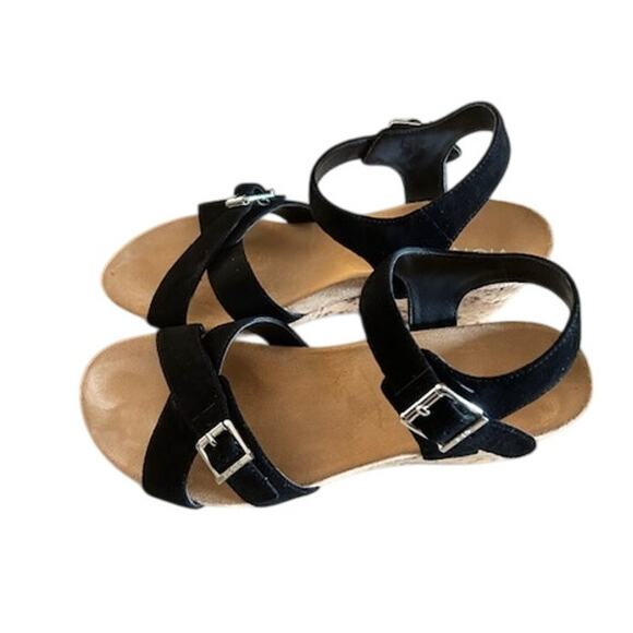 Vionic Noble Anka Cork Wedge Sandals – Women’s 9 (EU 41) – Black - Picture 3 of 11